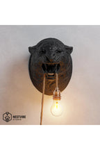 Leopar Başlı Şık Ve Modern Duvar Lambası NESTVİBE Özel Seri