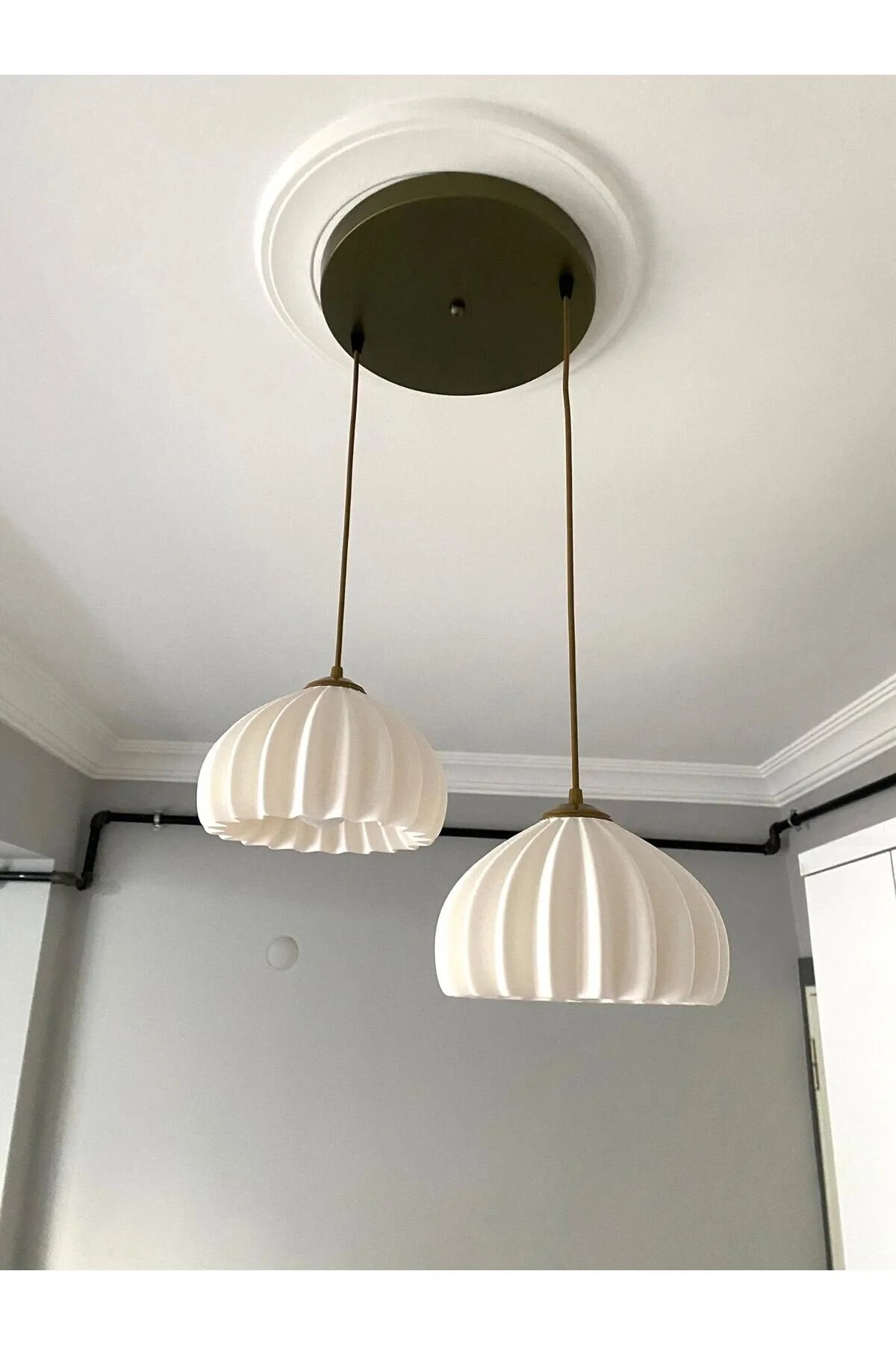 Solis 2’li Sarkıt Avize | Modern Tasarım İç Mekan Avizesi Pinterest ve Bohem Tarz